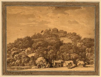 Landschaft mit Tempel, 1764